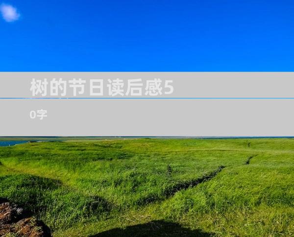 树的节日读后感50字